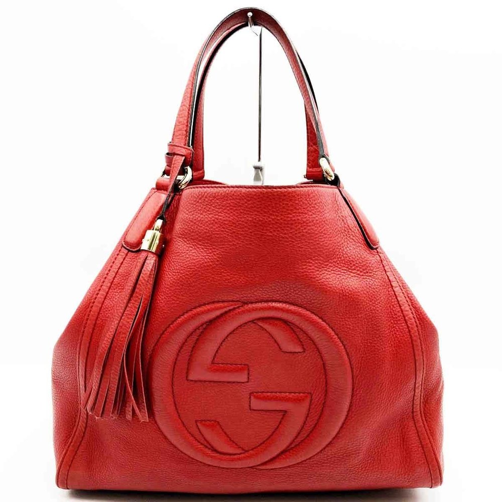 Gucci Soho Bag Fringe Red